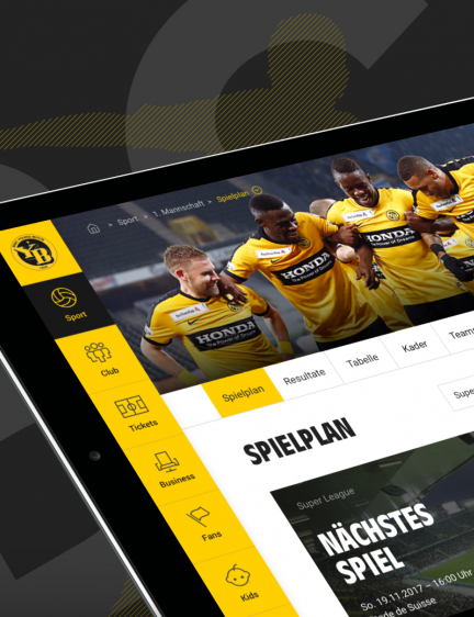 BSC Young Boys Website Preview